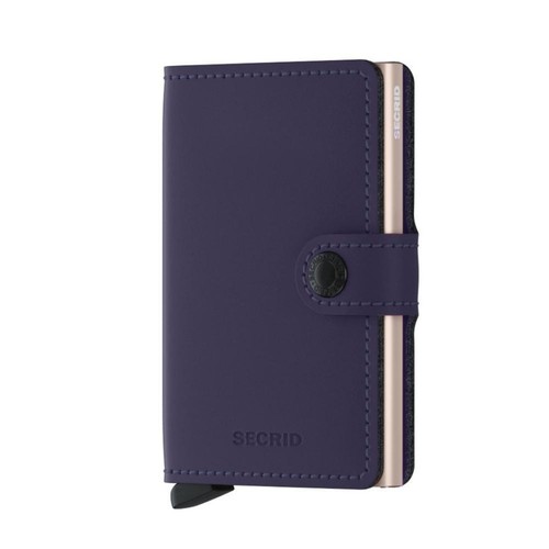 Mini wallet purple matte - mini, in