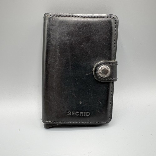 Secrid black silver leather - secrid,