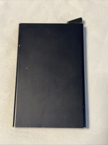 Secrid mini wallet black metal - black,